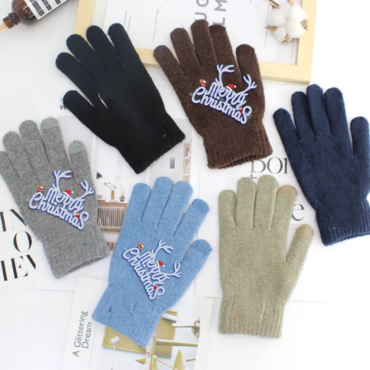 Touchscreen Winter Gloves Fashion Touchscreen Texting Gloves Outdoor Men's/Women's Warm Knit Winter Gloves Mittens