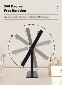 Espejo de Maquillaje Grande de 20 Pulgadas Estilo Hollywood con Control Táctil, Luces LED Tricolor Regulables, Brillo Ajustable, Logotipo Personalizado - Product Image 6