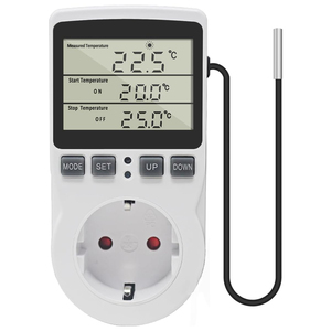 KT3100 16A V ترموستات تحكم في درجة الحرارة الرقمية مقبس منفذ مؤقت مفتاح استشعار التدفئة التبريد - Product Image 1