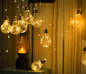 หลอดไฟ LED แบบไส้หลอดโบราณ A19 E26 2700K แสงสีขาวอบอุ่น หลอดไฟตกแต่งแบบสาย สำหรับตกแต่งบ้านในช่วงเทศกาล - Product Image 2