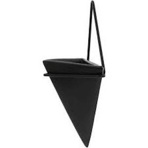Maceta de Interior para el hogar, marco de hierro recubierto de polvo blanco y negro, soporte de Metal, forma personalizada, decoración de boda, maceta colgante - Product Image 4