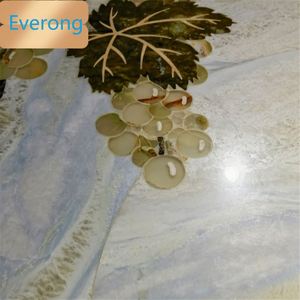 Diseño de interiores personalizado barato, pared de <span class=keywords><strong>mármol</strong></span>, patrón de uva botánico, <span class=keywords><strong>mármol</strong></span> de chorro de agua para pared y suelo, <span class=keywords><strong>mármol</strong></span> personalizado - Product Image 4