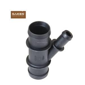 Sakes 1C0121087E อะไหล่รถยนต์ระบบระบายความร้อนด้วยน้ำหล่อ<span class=keywords><strong>เย</strong></span>็นเครื่องยนต์อัตโนมัติข้อต่อท่อน้ำหล่อ<span class=keywords><strong>เย</strong></span>็นสำหรับ VW - Product Image 1