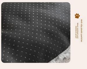 Velvet & Corduroy Dual-Sided Orthopedic Pet Bed Oversized Thickened Design Anti-Skid Washable Winter Warm Soft <b>Plush</b> - Product Image 5