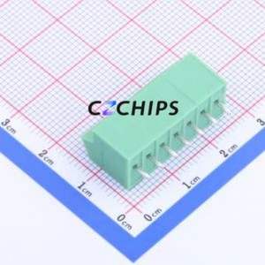 KF250NH-3.5-7P Spring Terminal Block Through hole Component (THT),P=3.5mm Connector 1x7P 3.5mm Green 7P - Product Image 2