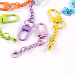 Cadena de pestillo para puerta pintada a colores Chuanfu con cierre de mosquetón para accesorios de joyería DIY 73*13mm - Product Image 4