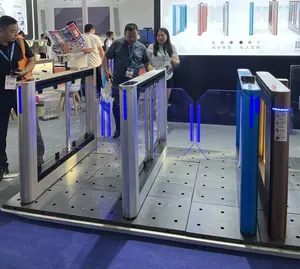 RFID סגסוגת אלומיניום שער ספינת נדנדה למכירה עם מערכת בקרת גישה לתחנת מטרו