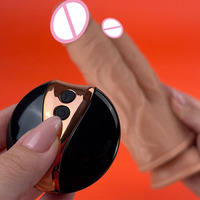 Vibromasseur anal réaliste à double pénétration à distance, vibromasseur rotatif, gros vibromasseur monstre pour femmes, masturbateur vaginal