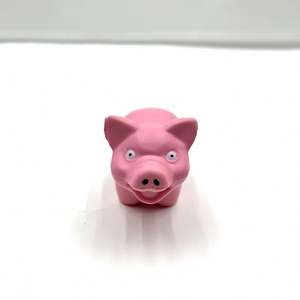 Unisex Custom PU Foam Pig Stress <b>Ball</b> Eco-friendly Custom Color 10.5x5.3x7.2cm Anti-Stress for Kids Promotional Gift - Product Image 3