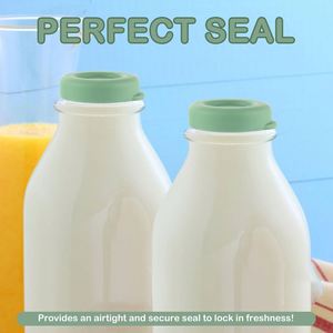 Tapas de Silicona de Repuesto para Botellas de 48 mm de Diámetro, Reutilizables, Duraderas, Fáciles de Limpiar, Tapas para Tazas de Té y Platillos - Product Image 2