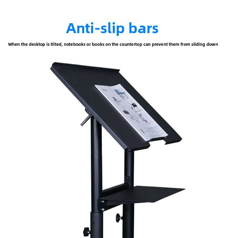 Standing Metal Workbench Computer Conference Drawing Art Table with ...