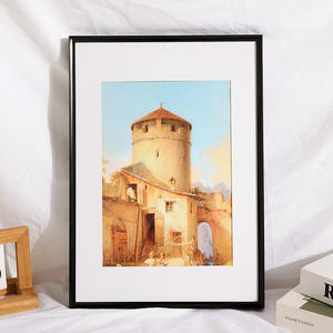 מותאם אישית זול אלומיניום דקורטיבי צפות בד שמן ריק ציור קיר מתכת צר פוסטר תמונה מסגרות תמונה - Product Image 3