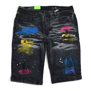 Nouveau short en Jean Slim décontracté pour homme, Jean de Cowboy de haute qualité, nouveau Style de short en Jean - Product Image 1