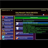 Logiciel EasyRenault 6.1.4 pour Programmeur d'ECU Renault Effacement Crash SRS Cartes Clés Nettoyant UCH Clés Fonctionne avec OBDLink Renolink