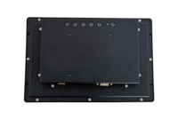 Nuevo Monitor de Pantalla Táctil Capacitiva Industrial IPS HD de 10.1 Pulgadas 16:9 ODM/OEM, Android/Linux, USB/RS232 Serial para Negocios, Metálico