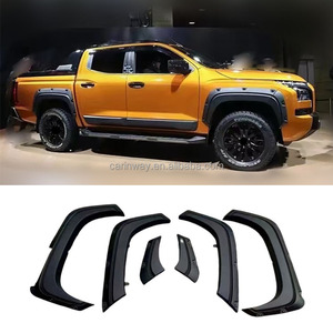 Nouvel arrivage d'accessoires de voiture Garde-boue de roue Arch Flares Bande de sourcils Garniture de garde-boue Kits de carrosserie pour Mitsubishi Triton L200 2024 - Product Image 6
