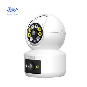 Cloudbirds v360pro chất lượng 5g Thương hiệu HD Xoay màn hình <span class=keywords><strong>IP</strong></span> <span class=keywords><strong>camera</strong></span> siêu rõ ràng đôi ống kính màn hình ban đêm tầm nhìn đám mây Wifi không mù - Product Image 1