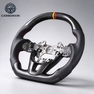 Volante Deportivo Personalizado de Cuero y Fibra de Carbono Forjada Sin Airbag para Mazda 3/5/6/8/CX-5/RX-8 (2003-2015) - Product Image 4