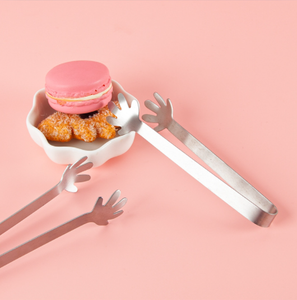DFT06-5 Stock Promotion Gifts Wholesale Cheap Made in China Hand Palm Finger Shape Ice Tongs Sugar Mini Tongs - Product Image 5