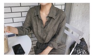 <span class=keywords><strong>Robe</strong></span> d'été décontractée pour femmes en coton à manches longues - <span class=keywords><strong>Robe</strong></span> tunique bohème de plage avec ceinture à la taille, écologique - Product Image 5