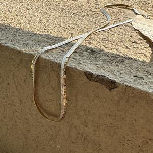 Collar de Plata de Ley S925 para Mujer con Diseño de Barra de Equilibrio con Incrustaciones de Diamantes, Ambiente Delicado, Estilo Lujoso y Ligero, Perla Sonriente - Product Image 1