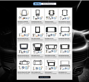 Cadre Universel Meihua 9 Pouces pour Panneau de Navigation, Autoradio Android DVD pour <span class=keywords><strong>RENAULT</strong></span> CLIO2 MK2 2001-2006 avec Faisceau de Câblage - Product Image 6