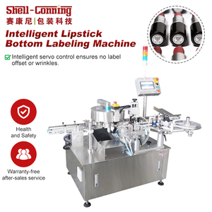 Máquina Etiquetadora Automática de Alta Precisión, Equipo Inteligente para Etiquetar la Base de Lápices Labiales, con Acabado Liso y sin Arrugas - Product Image 1