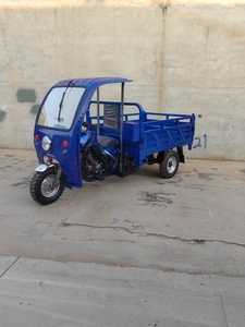 Tricycle motorisé à essence 200cc, carrosserie ouverte, châssis épaissi, pare-brise, carrosserie renforcée, pour transport urbain-rural - Product Image 2