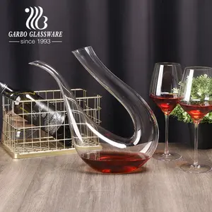 ขวดแก้วคริสตัลขนาด1500มล.,ขวดใส่ไวน์ของขวัญทำมือสำหรับคนรักไวน์แดงพร้อมอุปกรณ์ไวน์