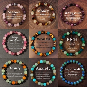 Wholesale spiritual energy natural stone <b>beads</b> <b>bracelet</b> health protection personalized hot sale powerful <b>bracelet</b> for unisex - Product Image 2