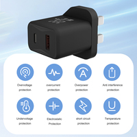 30w Çift Portlu Şarj Cihazı Dayanıklı Gan Teknolojisi Ultra İnce Evrensel Adaptör Pd Qc3.0 Hızlı Şarj 30w Telefon Şarj Cihazı Kablolu