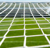 Filet de football extérieur en HDPE résistant aux UV pour 7 personnes, petit modèle, pour sports de réseau