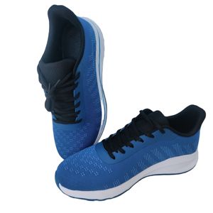 DF0903 Zapatillas Deportivas Azules, Nuevo Modelo 2025, Zapatillas Deportivas de Moda con Cordones para Hombre, Zapatillas Casuales para Correr, Gimnasio y Trotar - Product Image 3