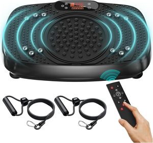 Machine d'exercice vibratoire professionnelle pour tout le corps, puissante, avec poignée, pour la perte de poids et le fitness - Product Image 1