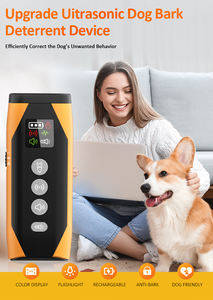Hunde bellen Kontroll gerät Fuß bereich Ultraschall Hund Wandern Repeller Ultraschall Anti-<span class=keywords><strong>Barking</strong></span>-Gerät mit Taschenlampe - Product Image 4