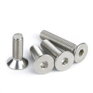 M3 M4 M5 M6 M8 M10 M12 M16 DIN7991 Acero inoxidable <span class=keywords><strong>A2</strong></span> Tornillos de cabeza plana Allen Tornillos de cabeza avellanada hexagonal - Product Image 6