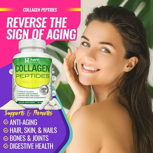 Capsules de collagène en marque privée ODM/OEM |   Complément alimentaire à la saveur fraise |   Peptides de collagène hydrolysés pour femmes et hommes - Product Image 2