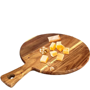 La <span class=keywords><strong>cuisine</strong></span> et le restaurant utilisent une grande planche d'acacia Deli pour fournir de la viande, du fromage, des légumes et du pain haché - Product Image 1
