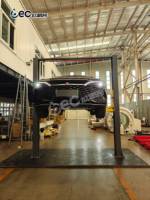 Taller de reparación automática de pórtico de 2 postes, elevador de automóviles, elevador de aire de desbloqueo Manual bilateral barato, elevadores de automóviles de precio competitivo
