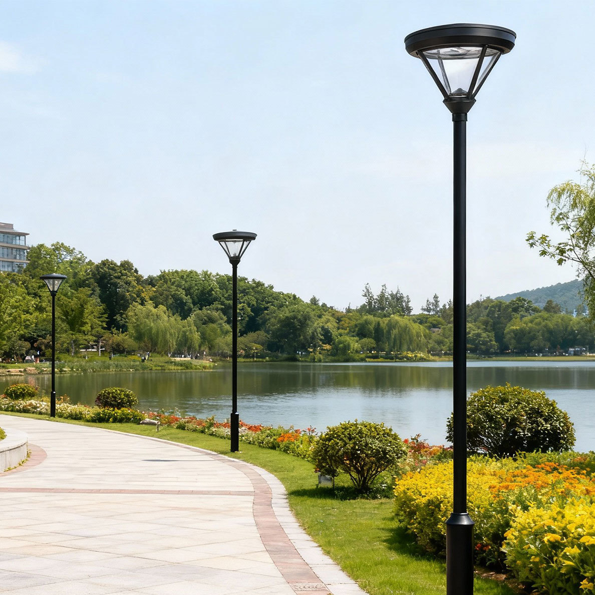 Outdoor Classic 30-60W Garden Led Lamp Garden Landscape Lighting Outdoor Mains Garden Path Light