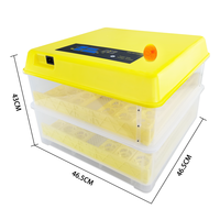 Incubadora de Huevos Tipo HT-96 con Capacidad para 96 Huevos, Máquina Incubadora de Huevos de Gallina, Máquina para la Producción de Huevos para Uso Doméstico