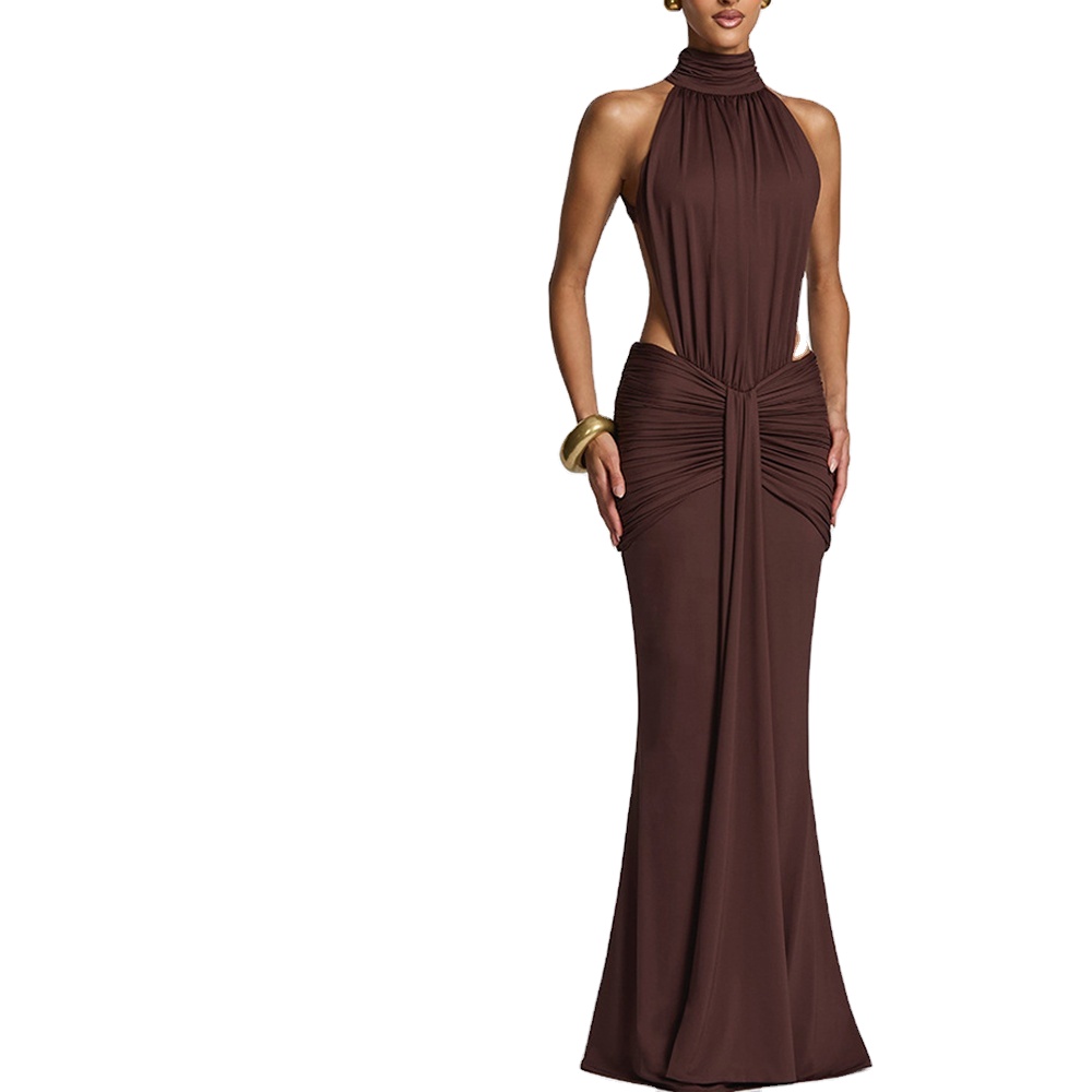 princess polly baby blue dress MISSGUIDED Velvet Burnout Halter Neck Deep Plunge Neckline Open Back Maxi  DressMISSGUIDED
