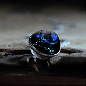 Mode Saint Valentin Cadeau 12 Zodiaque Boule De Verre Femmes <span class=keywords><strong>Horoscope</strong></span> Collier Bijoux - Product Image 4