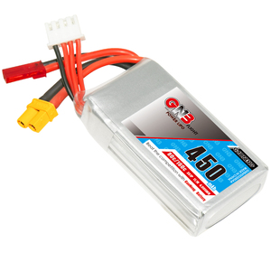 GAONENG GNB 3S 450MAH 11.1V 80C XT30 JST Dual Connector <b>Square</b> Type RC LiPo <b>Battery</b> FPV - Product Image 1