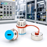 Adaptateur de montage sur panneau USB Type-C robuste IP67, connecteur de châssis USB 3.1, extension de traversée pour boîtier d'équipement industriel