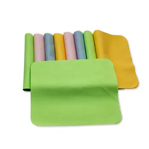 Chiffons de nettoyage en microfibre de qualité supérieure avec Logo personnalisé pour lentilles, écrans, tablettes, lunettes pour cadeaux promotionnels