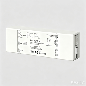 Regulador de Intensidad LED Multifuncional 4 en 1 SR-2303P, <span class=keywords><strong>DALI</strong></span>/0-10V/TRIAC/Pulsador, Atenuación sin Parpadeo del 0.1% - Product Image 1