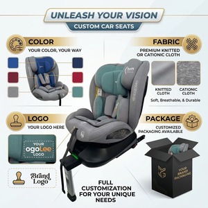 Seggiolino <span class=keywords><strong>Auto</strong></span> per Bambini ECER129 I-Size <span class=keywords><strong>con</strong></span> <span class=keywords><strong>ISOFIX</strong></span> e Gamba di Supporto, Rotazione a 360 Gradi per Gruppi d'Età 0-1-2-3, Peso Massimo 36kg - Product Image 6