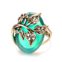 Bague gothique punk cristal rouge bague vintage esthétique géométrique irrégulière métal strass bagues pour femmes hommes bijoux accessoires