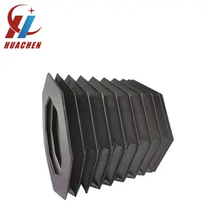 China Factory Ball Screw Linear Guide Accordion Protection Cnc Bellows Cover Accordion Protective Flexible Dust Cover